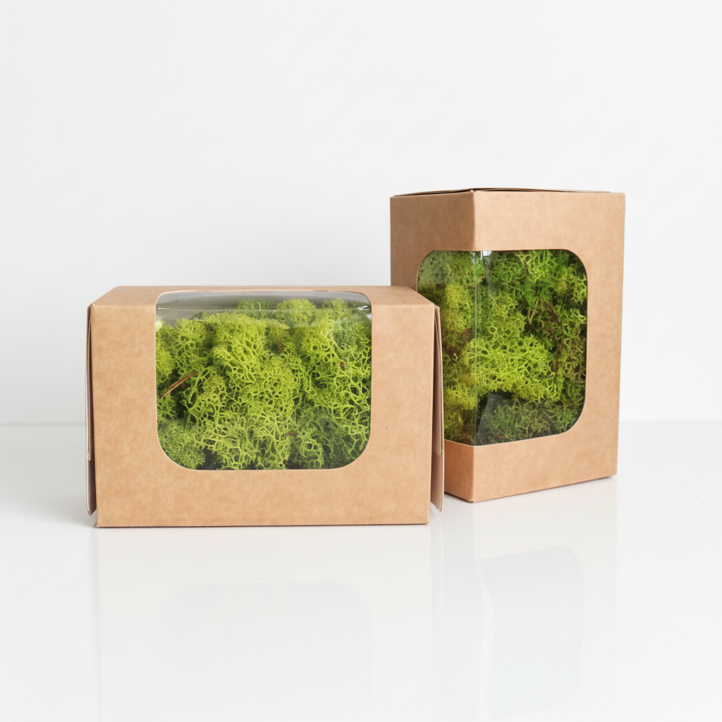 Stabilizovaný islandský mech – sv. zelená